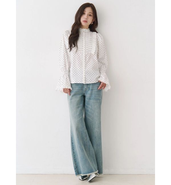 CALNAMUR「ローライズフレアデニムパンツ」|その他|