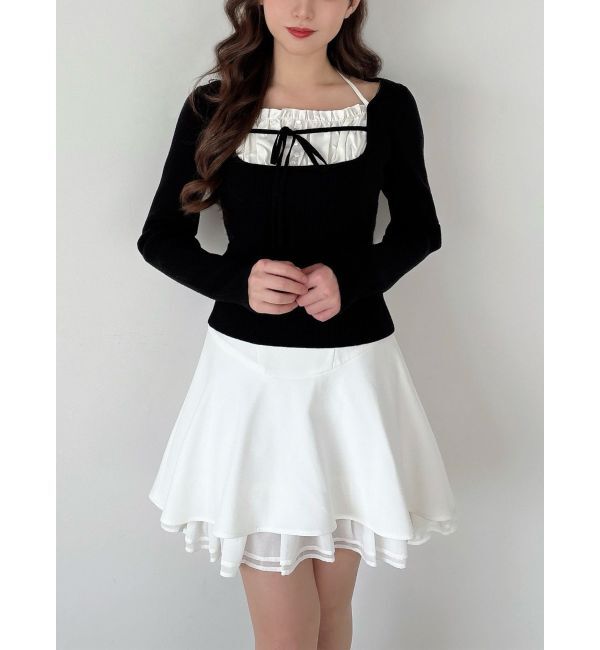 RESEXXY「バストデザインニットトップス」|ニット・セーター|