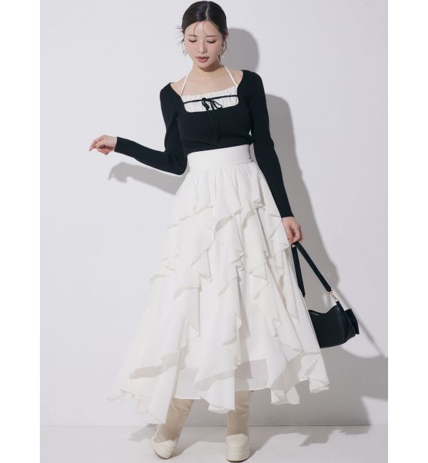 RESEXXY「バストデザインニットトップス」|ニット・セーター|