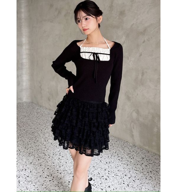 RESEXXY「バストデザインニットトップス」|ニット・セーター|