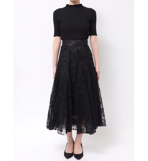 dazzlin「【再生産】スパンコールチュールスカート」|スカート|