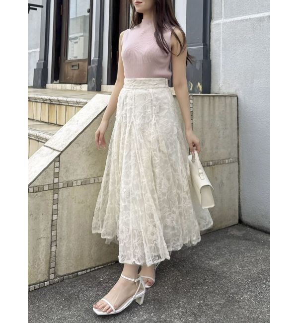 dazzlin「【再生産】スパンコールチュールスカート」|スカート|