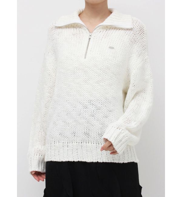 dazzlin「ローゲージジッププルオーバー」|ニット・セーター|