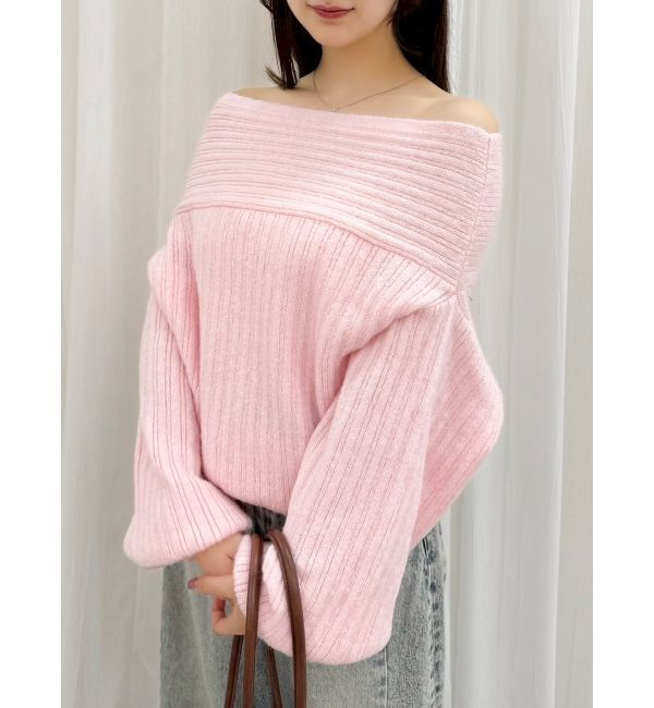 dazzlin「オーバーパステリーニット」|ニット・セーター|ピンク