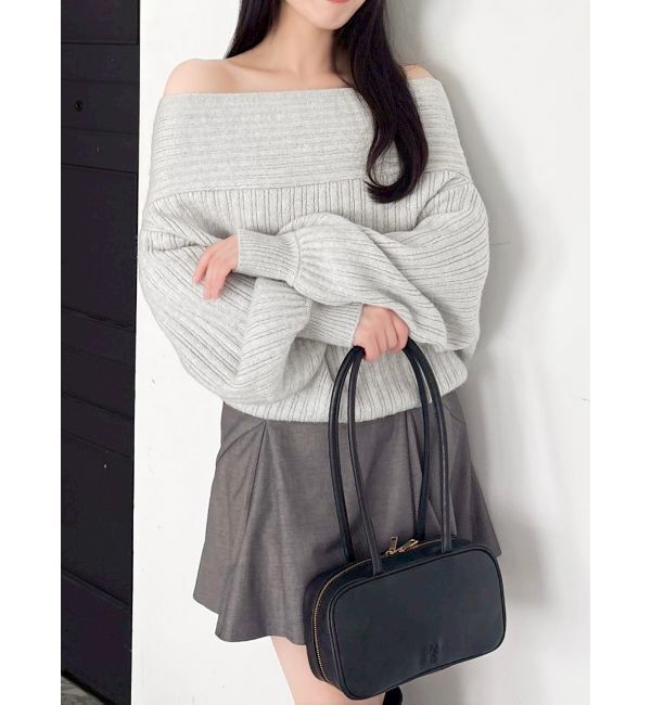 dazzlin「オーバーパステリーニット」|ニット・セーター|ブルー