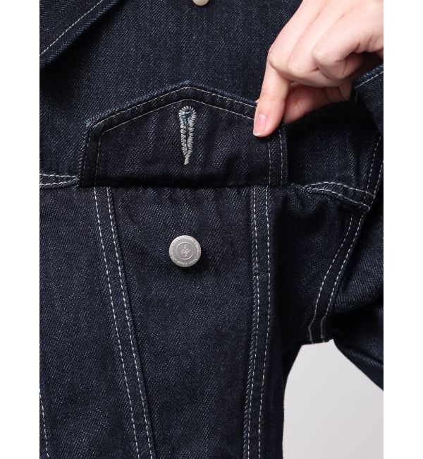 dazzlin「パールデニムショートジャケット」|デニムジャケット|