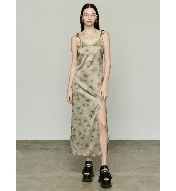 EMODA「ロングスリットキャミソールワンピース」|ワンピース|