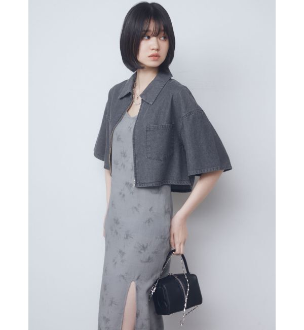 EMODA「ロングスリットキャミソールワンピース」|ワンピース|