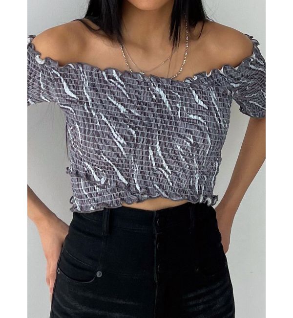 EMODA「フィットクロスバンドトップ」|Tシャツ・カットソー|