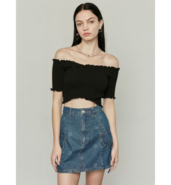 EMODA「フィットクロスバンドトップ」|Tシャツ・カットソー|