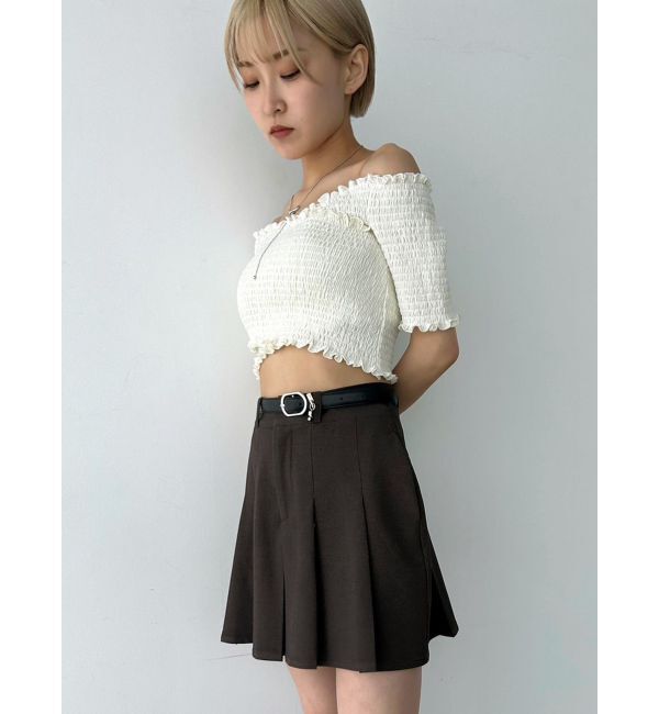 EMODA「フィットクロスバンドトップ」|Tシャツ・カットソー|