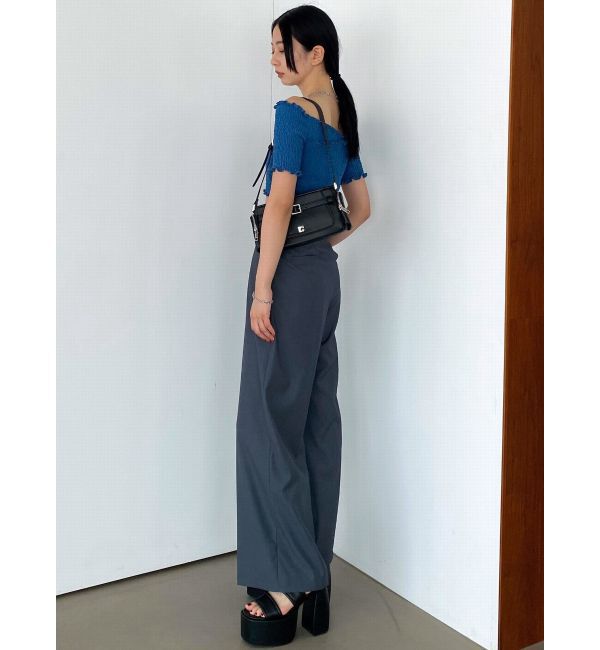 EMODA「フィットクロスバンドトップ」|Tシャツ・カットソー|