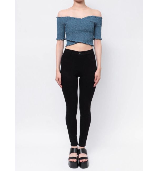 EMODA「フィットクロスバンドトップ」|Tシャツ・カットソー|