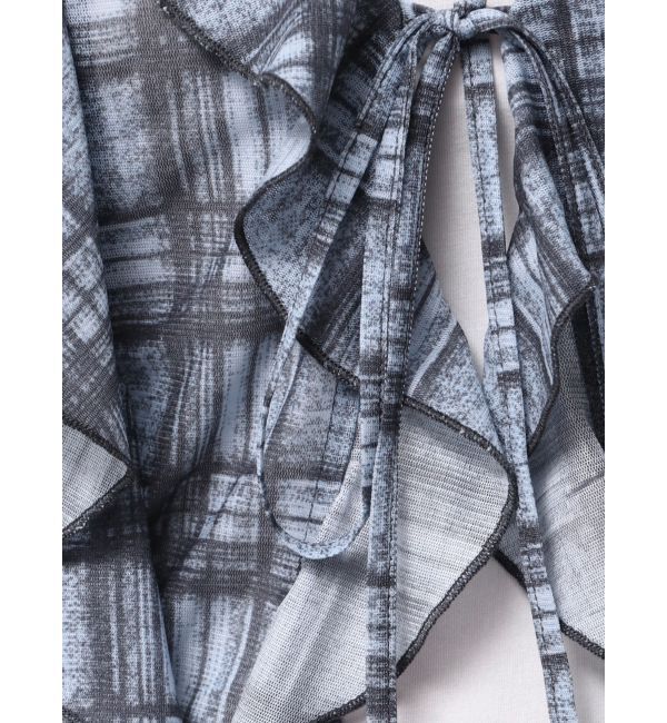 EMODA「ラッフルハングクロップドブラウス」|Tシャツ・カットソー|