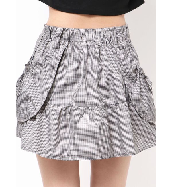 EMODA「ハングポケットフレアミニスカート」|スカート|