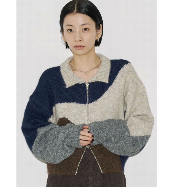 EMODA「【VEQUM】JACQUARD PATTERN KNIT」|ニット・セーター|