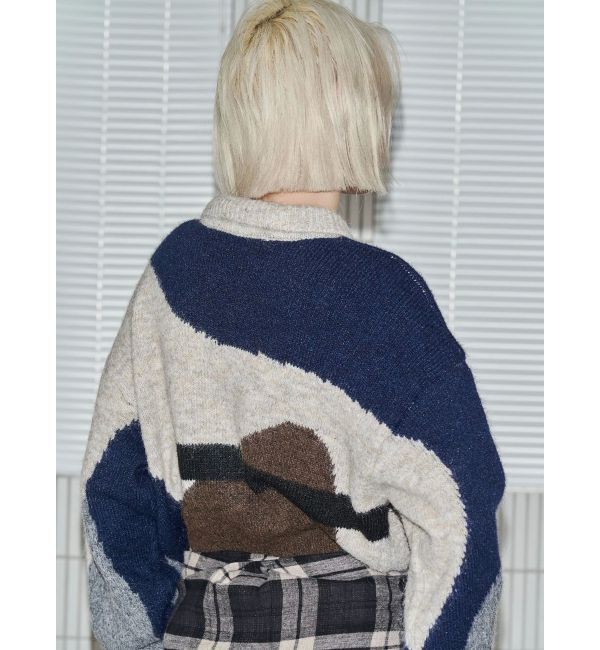 EMODA「【VEQUM】JACQUARD PATTERN KNIT」|ニット・セーター|