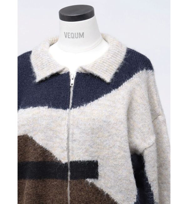 EMODA「【VEQUM】JACQUARD PATTERN KNIT」|ニット・セーター|