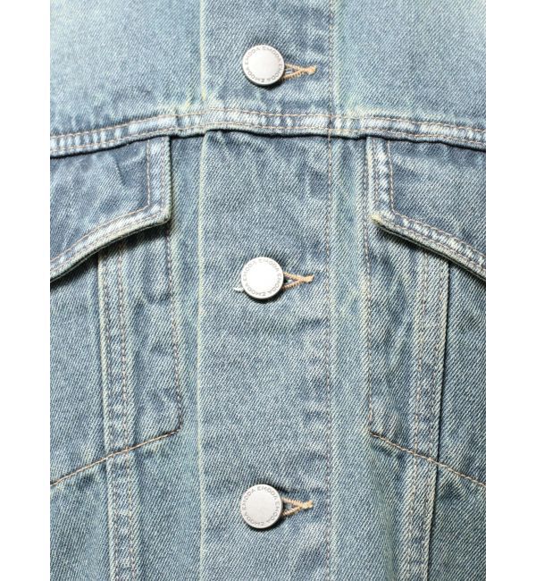 EMODA「カットスリーブフードデニムブルゾン」|ブルゾン・スタジャン|