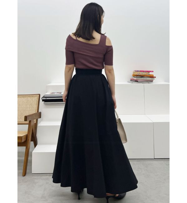 MERCURYDUO「アシンメトリーワンショルニット」|ニット・セーター|