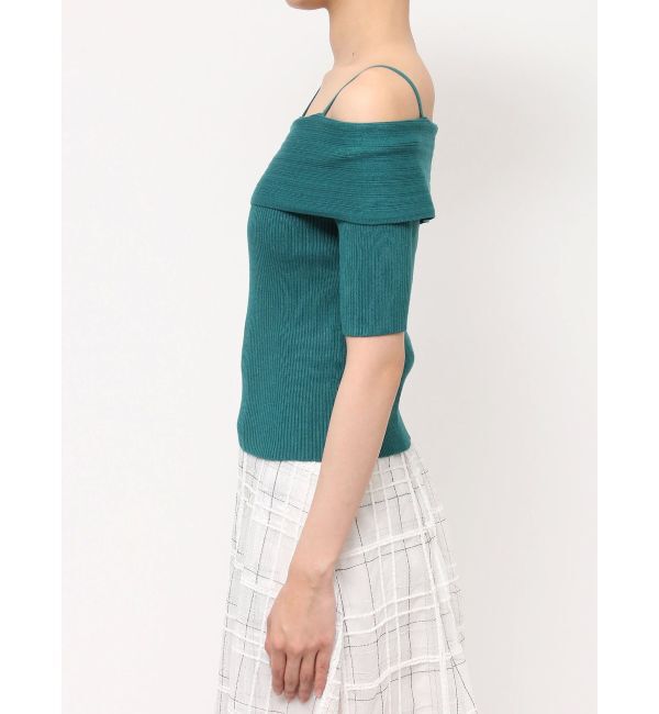 MERCURYDUO「アシンメトリーワンショルニット」|ニット・セーター|