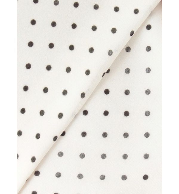 MERCURYDUO「シフォンロングスリーブラッフルブラウス」|シャツ・ブラウス|