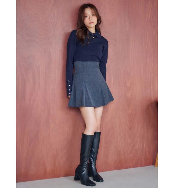 MERCURYDUO「U.S. POLO ASSN.別注 リブハイネックニット」|ニット・セーター|