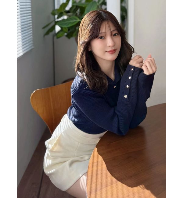 MERCURYDUO「U.S. POLO ASSN.別注 リブハイネックニット」|ニット・セーター|