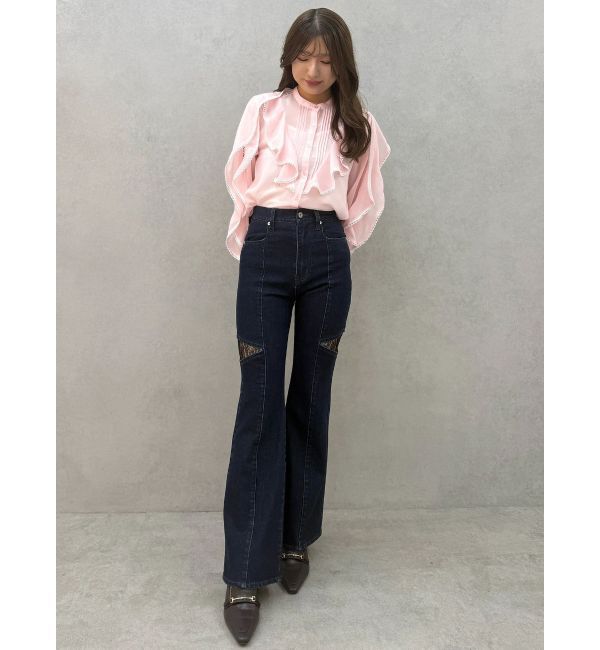 MERCURYDUO「ポイントレースブラウス」|シャツ・ブラウス|