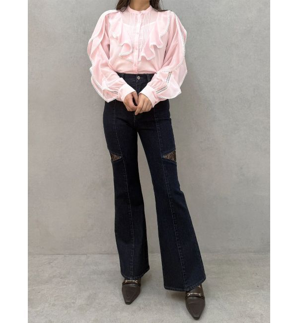 MERCURYDUO「ポイントレースブラウス」|シャツ・ブラウス|