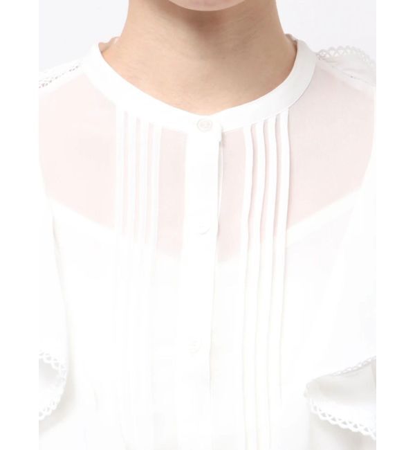 MERCURYDUO「ポイントレースブラウス」|シャツ・ブラウス|