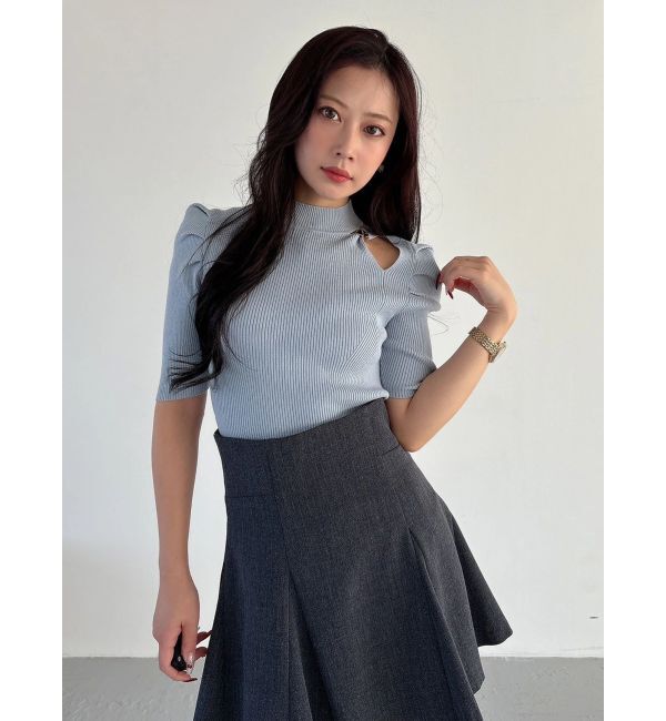 MERCURYDUO「モチーフパーツカットアウトニット」|ニット・セーター|