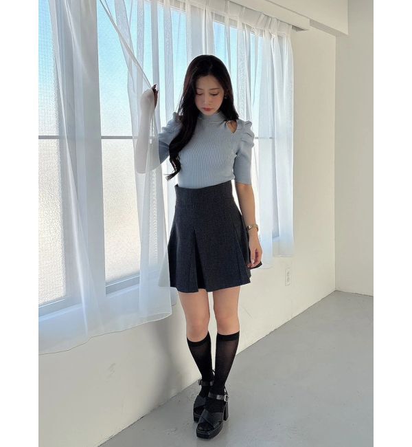 MERCURYDUO「モチーフパーツカットアウトニット」|ニット・セーター|