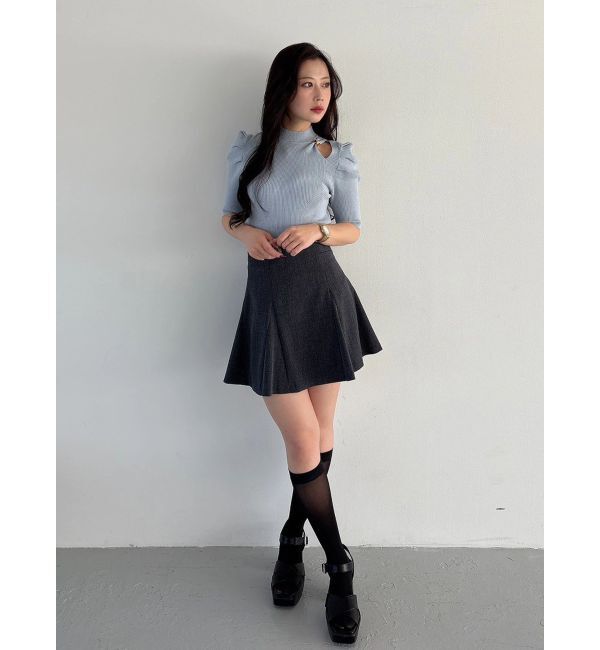 MERCURYDUO「モチーフパーツカットアウトニット」|ニット・セーター|