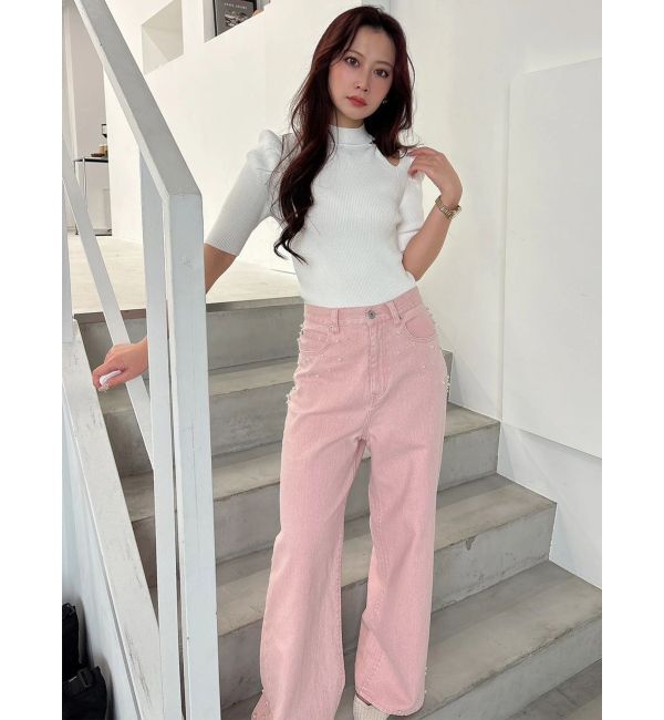 MERCURYDUO「モチーフパーツカットアウトニット」|ニット・セーター|