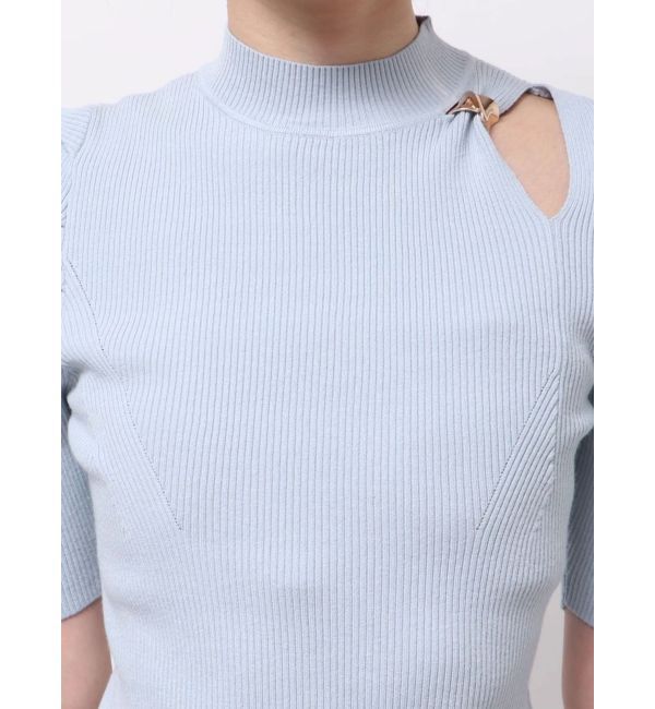 MERCURYDUO「モチーフパーツカットアウトニット」|ニット・セーター|