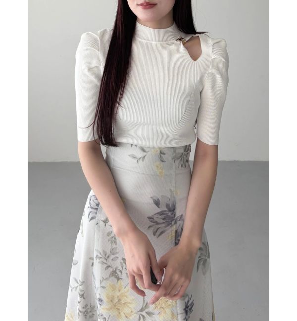 MERCURYDUO「モチーフパーツカットアウトニット」|ニット・セーター|