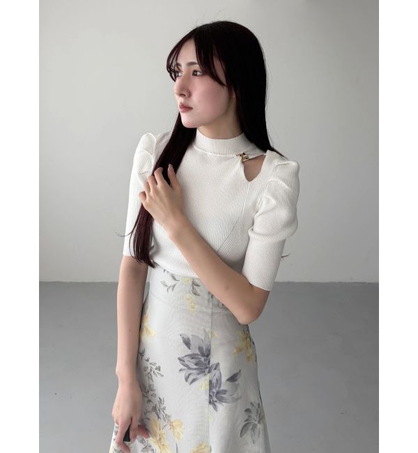 MERCURYDUO「モチーフパーツカットアウトニット」|ニット・セーター|