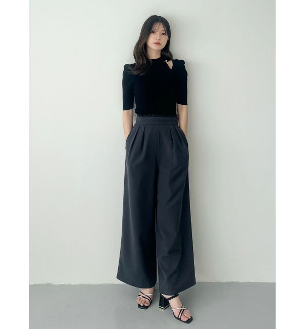 MERCURYDUO「モチーフパーツカットアウトニット」|ニット・セーター|