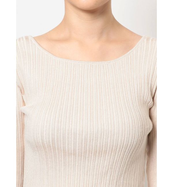 MURUA「ディープバックオープンデザインニット」|ニット・セーター|