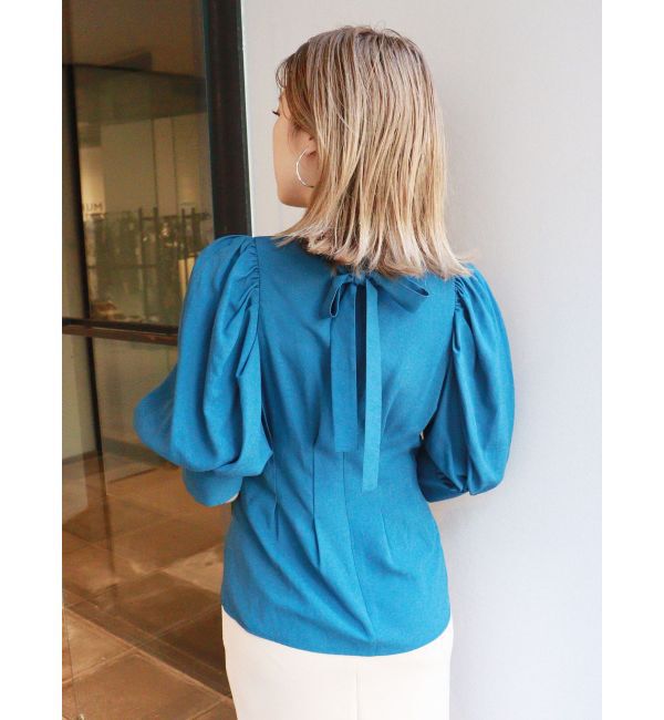 MURUA「ボウタイタックブラウス」|シャツ・ブラウス|