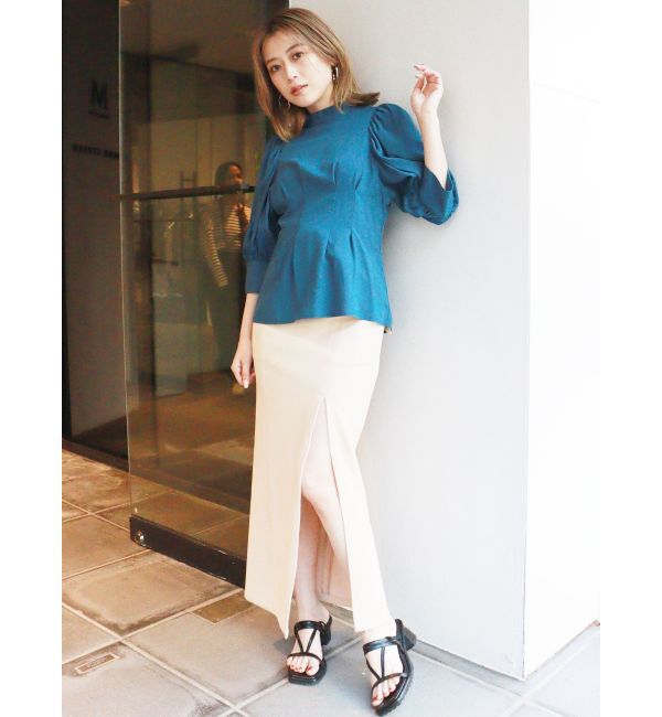 MURUA「ボウタイタックブラウス」|シャツ・ブラウス|