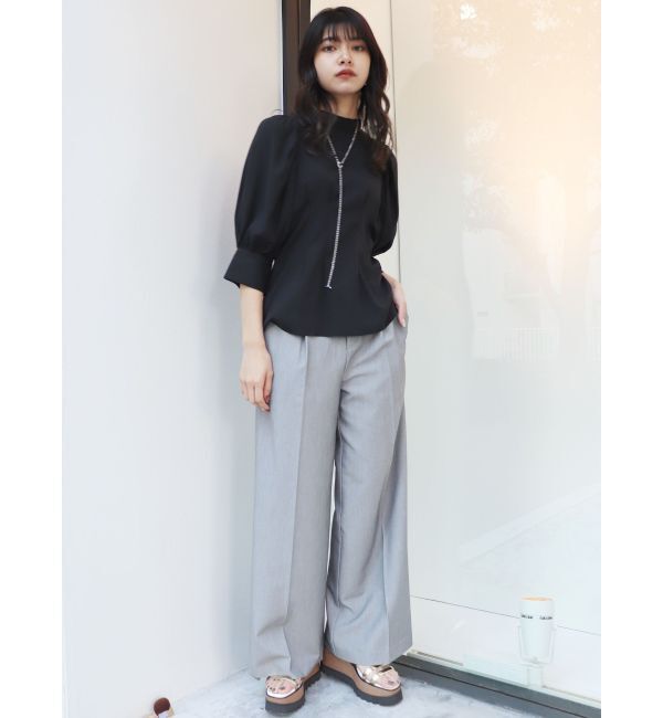 MURUA「ボウタイタックブラウス」|シャツ・ブラウス|