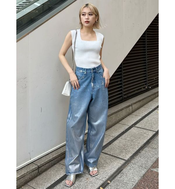 MURUA「バックオープンリブコルセットニット」|ニット・セーター|