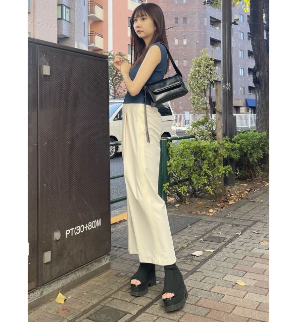 MURUA「バックオープンリブコルセットニット」|ニット・セーター|