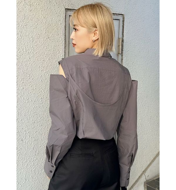 MURUA「ターンバック2wayシャツ」|シャツ・ブラウス|