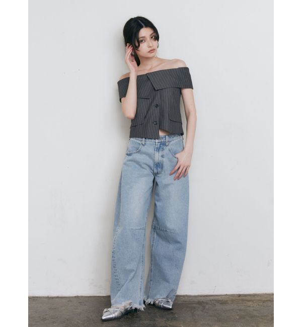 MURUA「オフショルマニッシュブラウス」|シャツ・ブラウス|