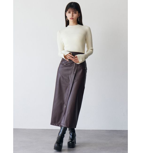 MURUA「フレアスリーブアクセントニット」|ニット・セーター|