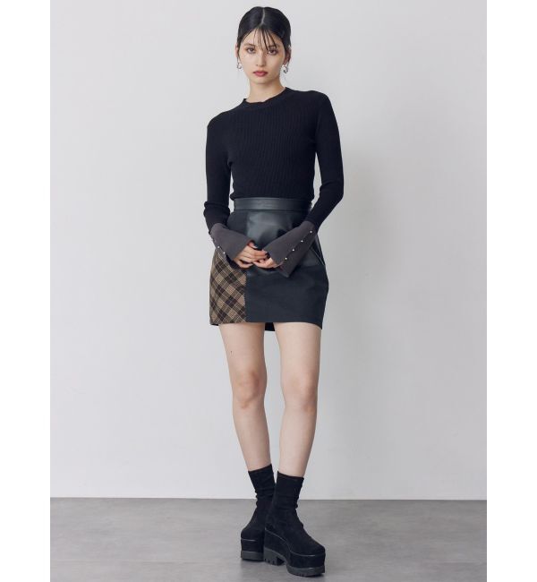 MURUA「フレアスリーブアクセントニット」|ニット・セーター|