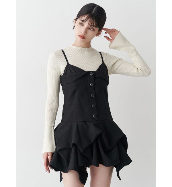 MURUA「フレアスリーブアクセントニット」|ニット・セーター|